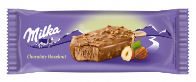 MILKA Šokolādes-lazdu riekstu sald. uz kociņa(20x100ml/70g)