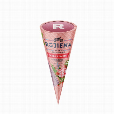 RŪJIENA ar meža zemeņu piedevu konuss (40x110ml/65g)