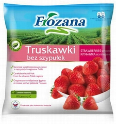 FROZANA Dārza zemenes bez augļkātiniem/274/ (12x400g)