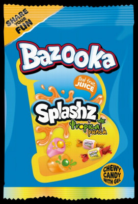 BAZOOKA Splashz Tropical (12x120g)