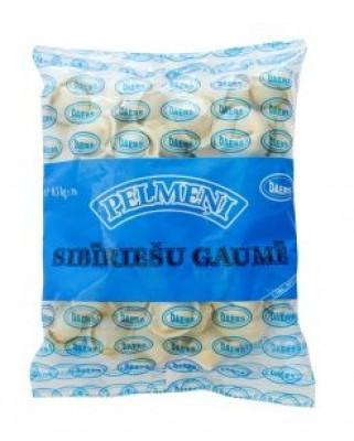 DAERS Pelmeņi"Sibīriešu gaumē" (10x500g) LVA000498EK