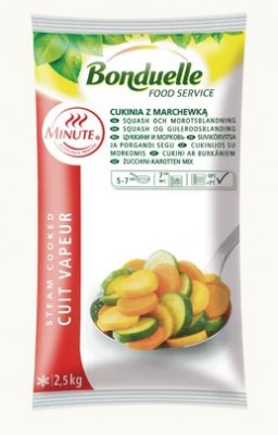 BONDUELLE Cukini mix ar burkāniem Minute (4x2,5kg)