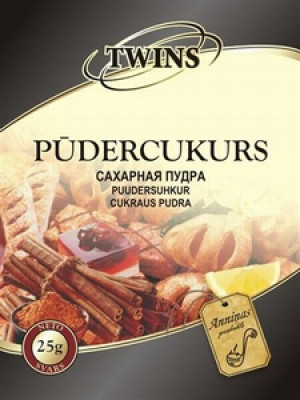 TWINS Pudercukurs (25x25g)