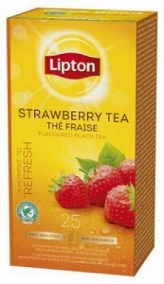 LIPTON Tēja (6x25gb) STRAWBERRY