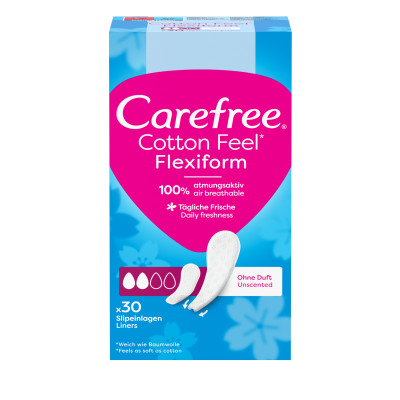 CAREFREE Ikdienas ieliktnīši "Cotton Feel FlexiForm" (10x30gb)
