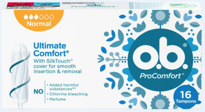 OB Higiēniskie tamponi ((30x6gb)x16gb) ProComfort Normal 16