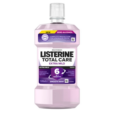 LISTERINE m/skaloj. līdzeklis "TOTAL CARE" EXTRA MILD (6x500ml)