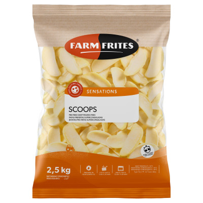 FF Kartupeļu laiviņas Scoops (5x2.5kg)