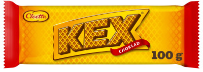 KEX Pildītas vafeles piena šokolādē (24x100g)