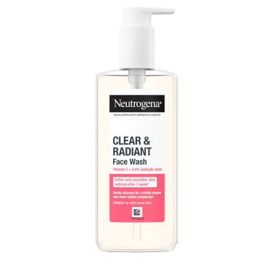 NEUTROGENA Clear&Radiant sejas mazgāšanas līdzeklis (12x200ml)