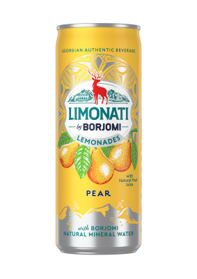 LIMONATI by BORJOMI Limonāde ar bumbieru ekstraktu (12x0.33L) CAN DEP