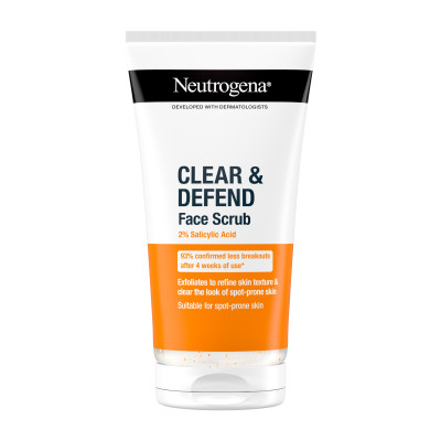 NEUTROGENA Clear&Defend skrubis sejas ādai (6x150ml)