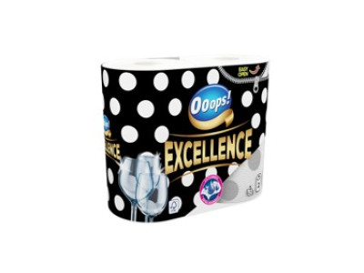 Ooops! Papīra virtuves dvieļi Excellence Limited edition (6x2 ruļļi)