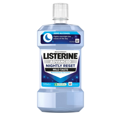 LISTERINE m/skaloj. līdzeklis "NIGHTLY RESET" (6x500ml)