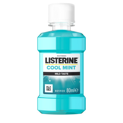 LISTERINE m/skaloj. līdzeklis "COOLMINT MILD" (12x80ml)