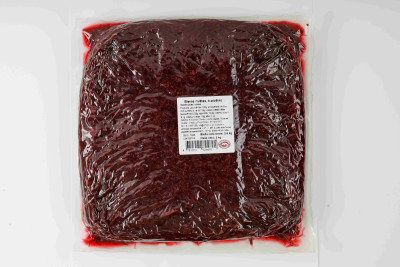 DIMDIŅI Tvaicētas, rīvētas bietes (4x3kg) Neto 2,6kg