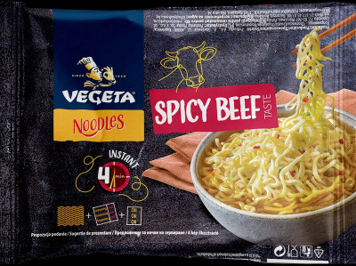 VEGETA Nūdeles Pikanta liellopu garša (20x75gr)