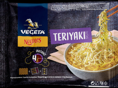 VEGETA Nūdeles Teriyaki garša (20x75gr)