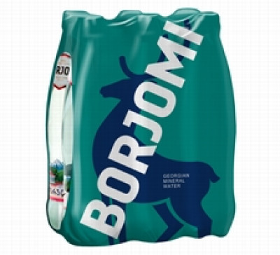BORJOMI !!! (6 PAKA) !!! 1.25 L Pet.pud.gāzēts min.ūdens DEP