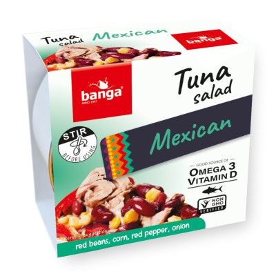 BANGA Meksikāņu tunča salāti (8x180g)